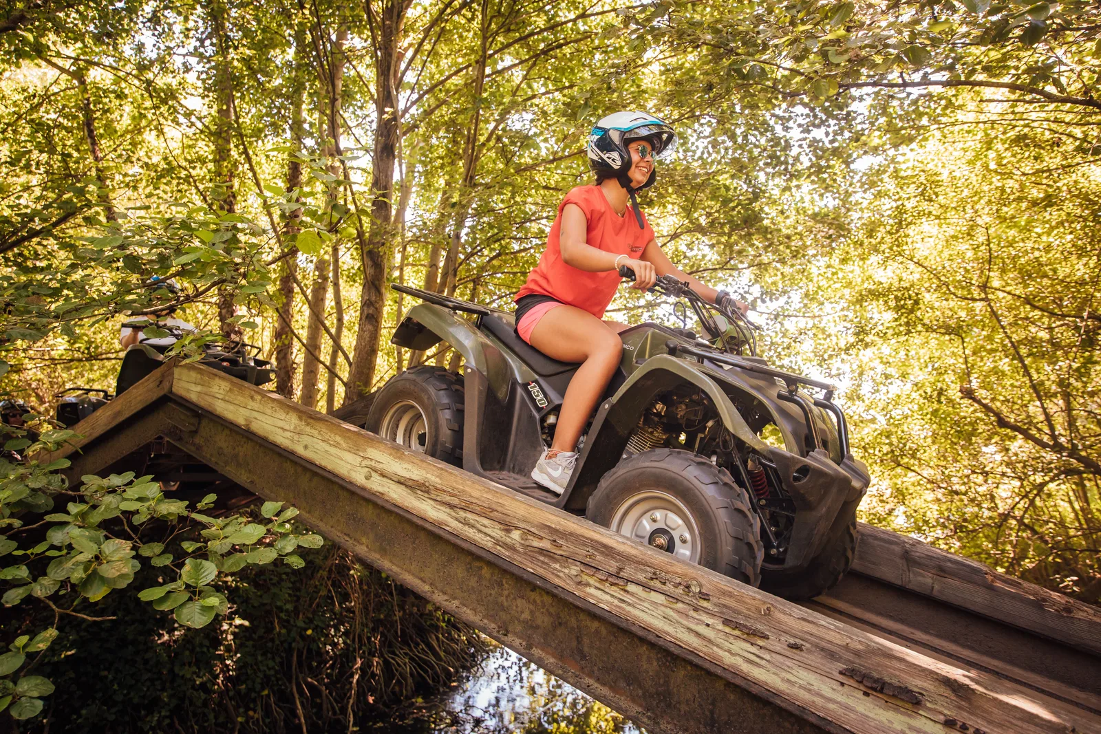 Randonnée en quad sur un parcours naturel près de La Palmyre